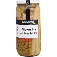 Los mejores  - Conservas Cabezón Frasco de Menestra de Verduras - 660 gr